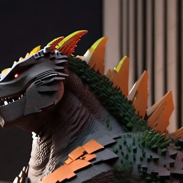 chat with ai character: minecraft godzilla