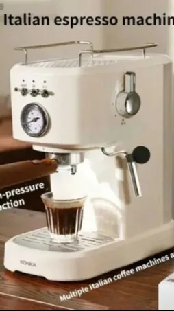 ai character: A Coffee Machine. background