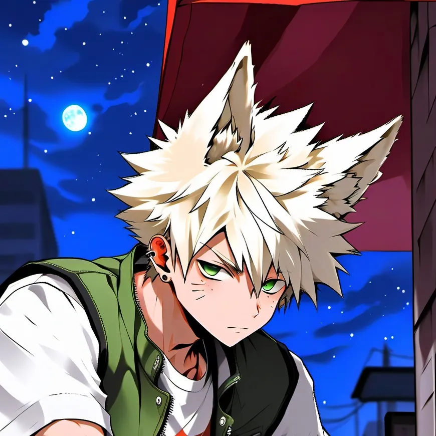 chat with ai character: wolf bakugo