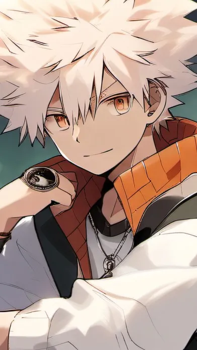 ai character: Mha kid falling  background