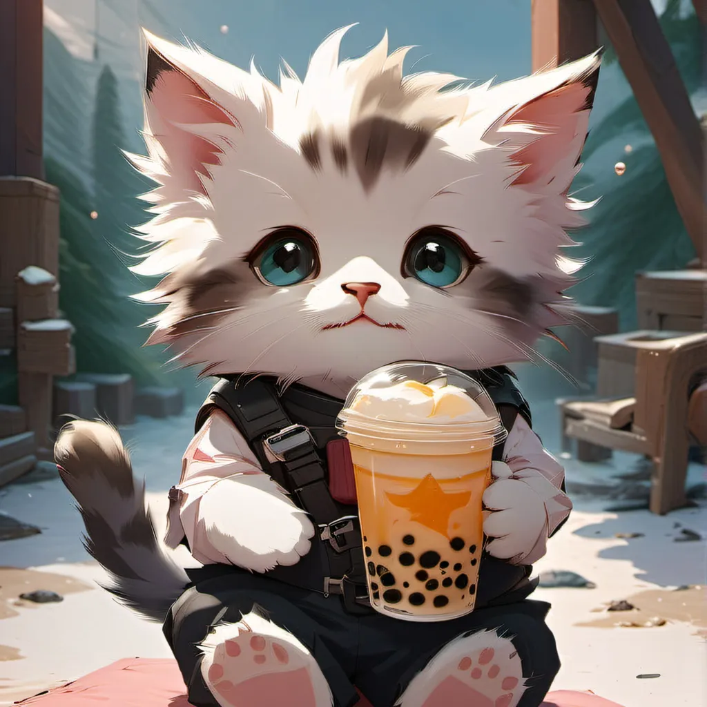 chat with ai character: cute cat