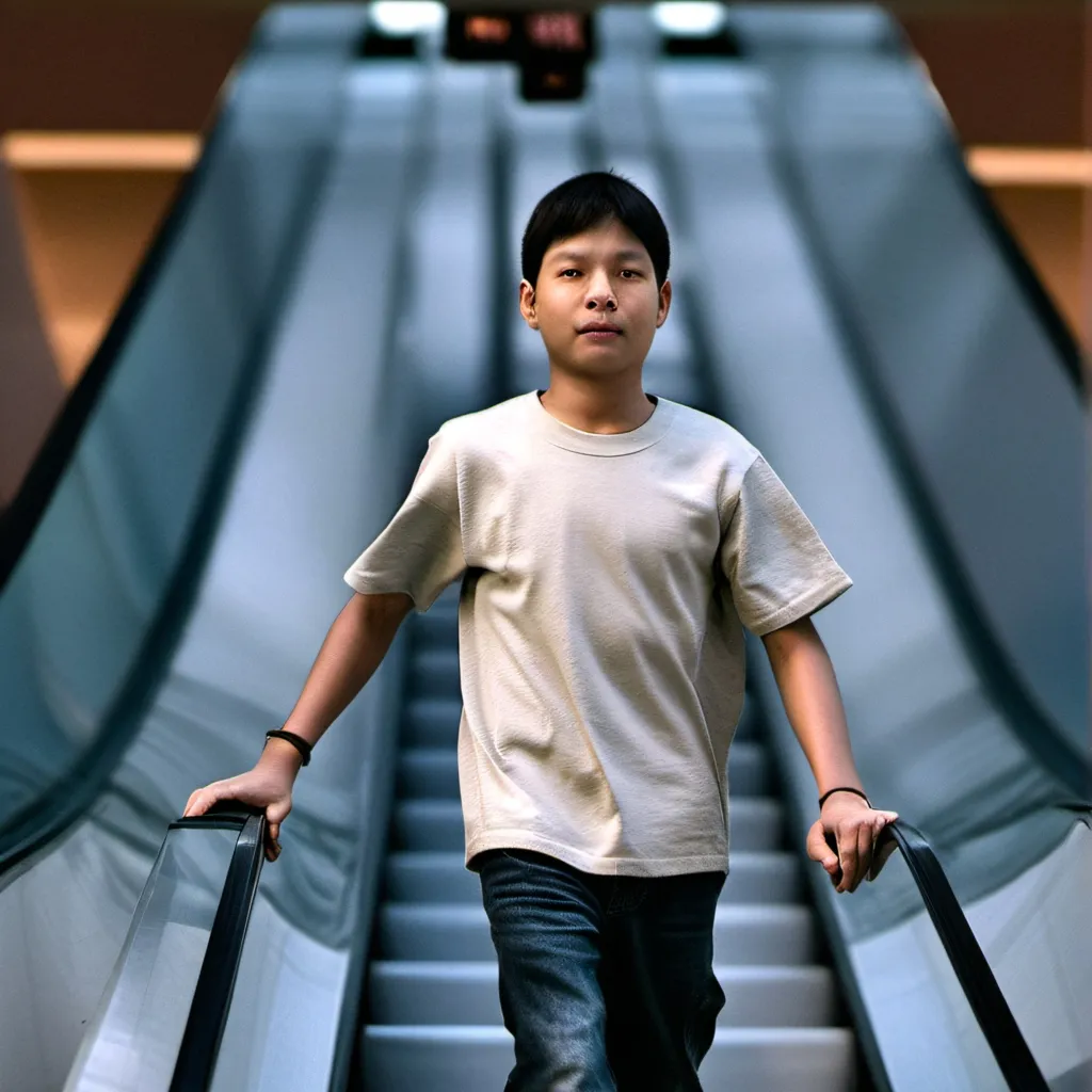 chat with ai character: escalator crew