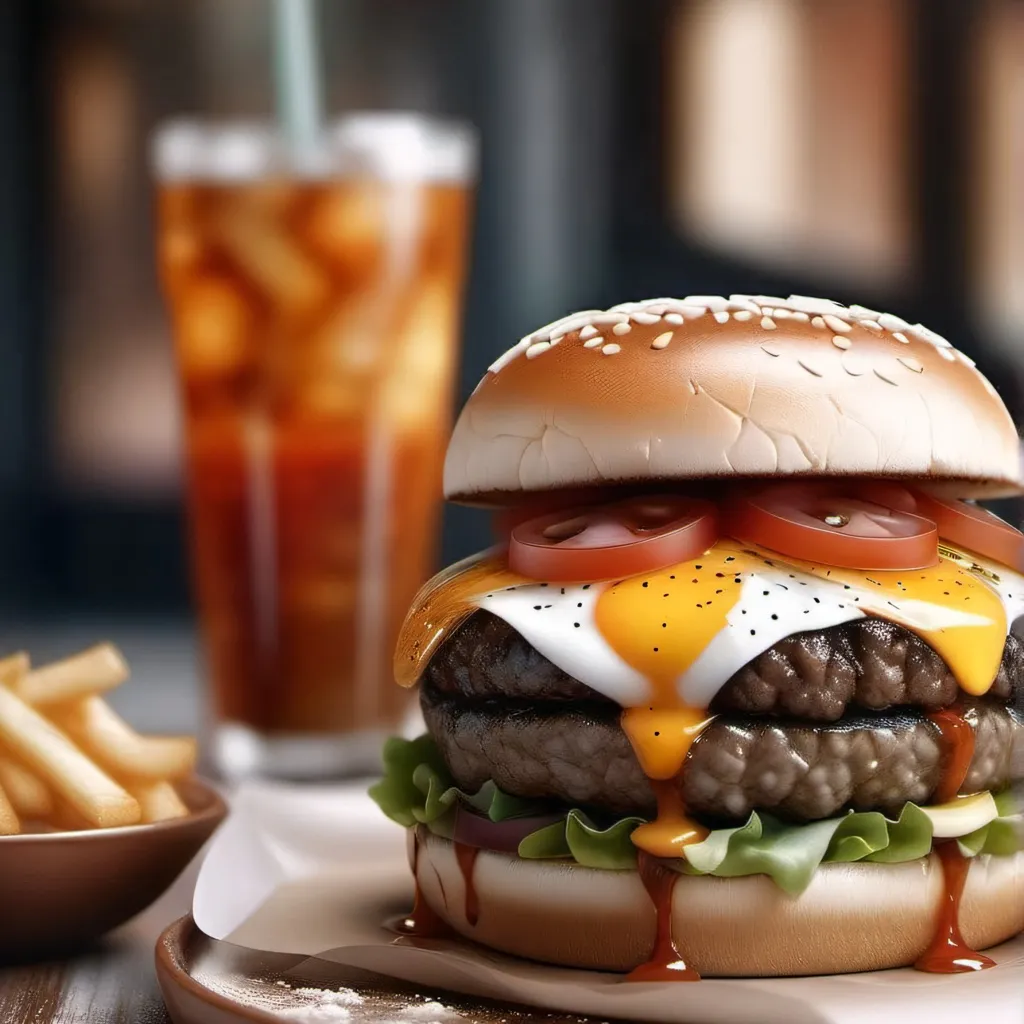 chat with ai character: hamburger 