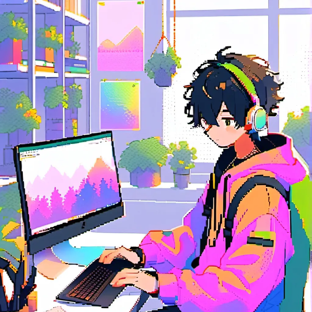 chat with ai character: Pixel laptop 2.3