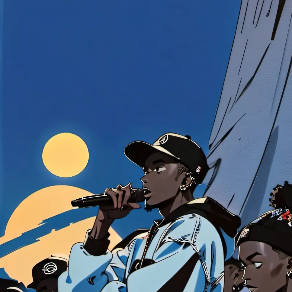 chat with ai character: Rap story