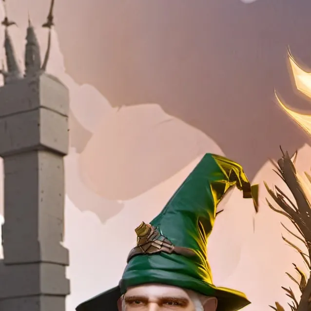chat with ai character: Green wizard dwarf