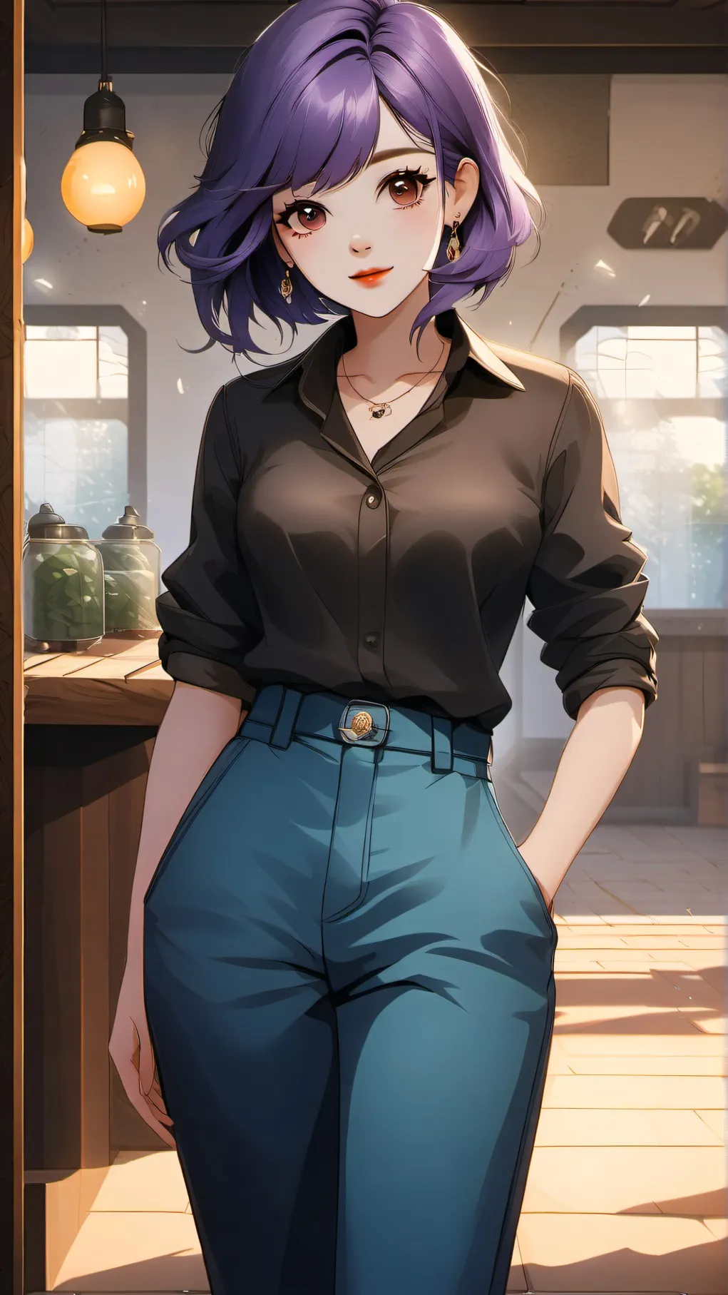 ai character: Maya background