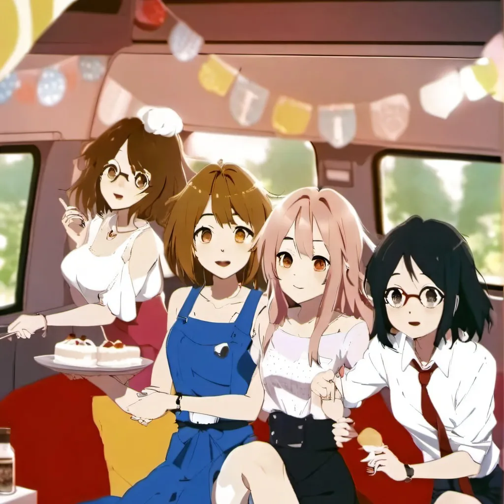 chat with ai character: Sleepover in van