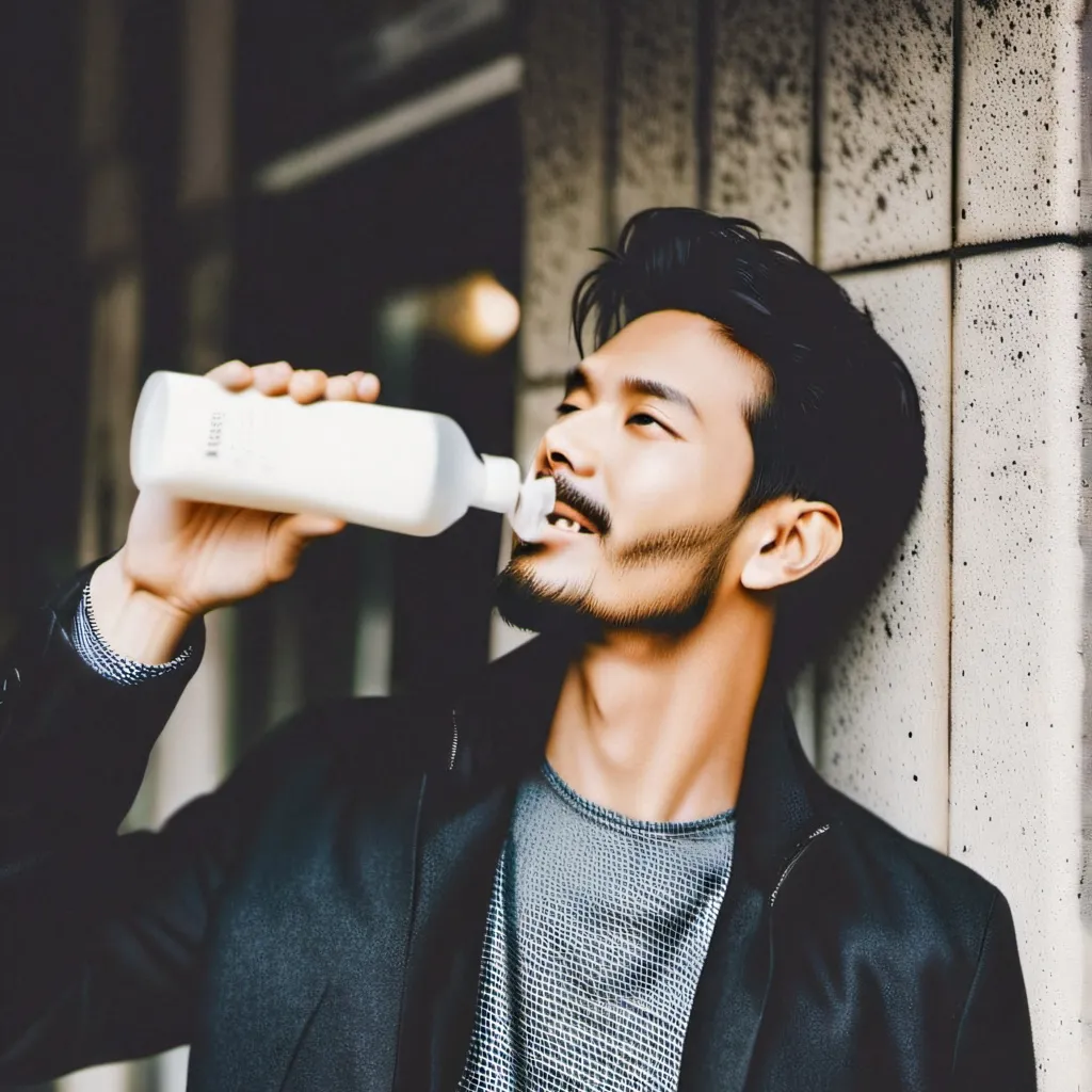 chat with ai character: Swallowed shampoo