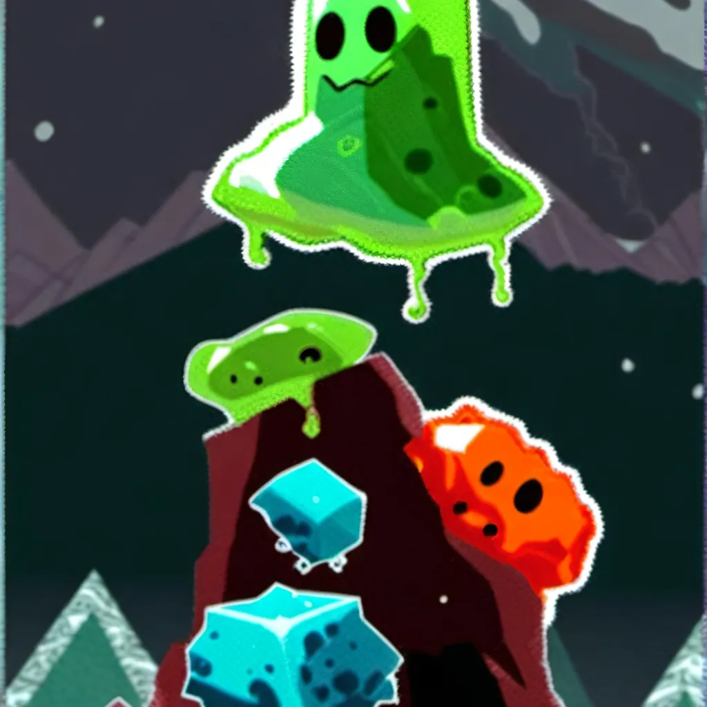 chat with ai character: 3 slimes