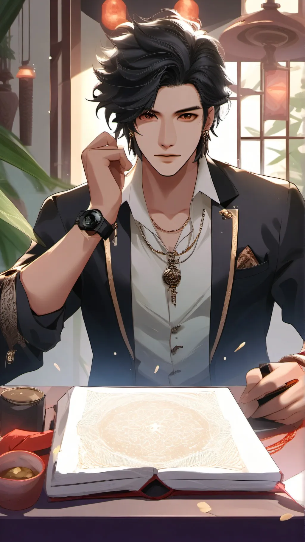 ai character: Saja trys kill u. background