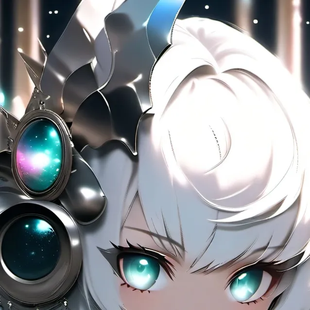 chat with ai character: robot girl