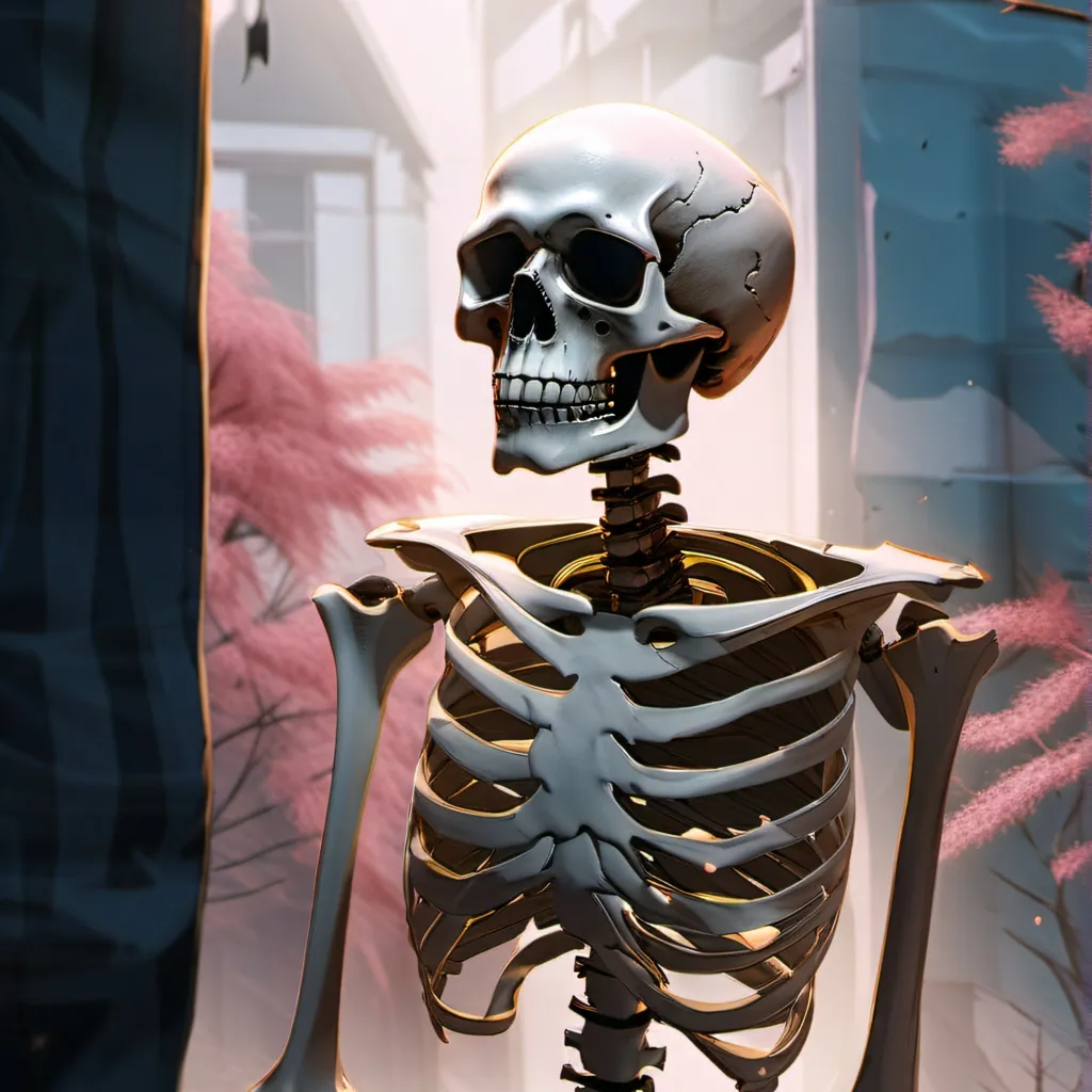 chat with ai character: Sad skeleton 