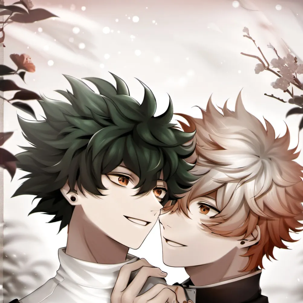 chat with ai character: Bakugo and deku 