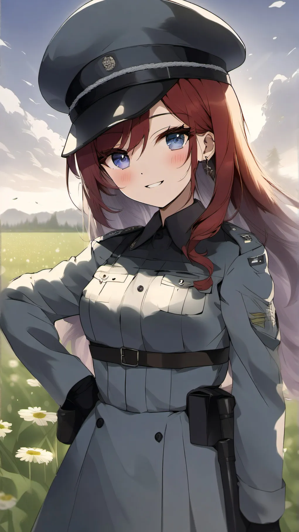 ai character: Sakura background