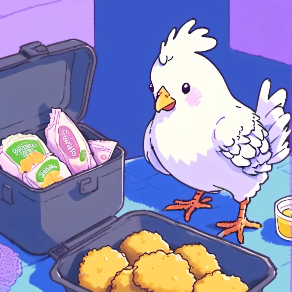 chat with ai character: chicken 2 