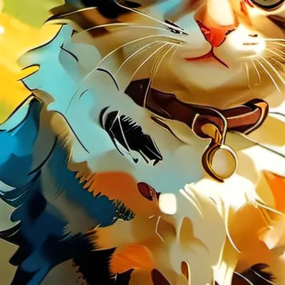 chat with ai character: The homeless kitty