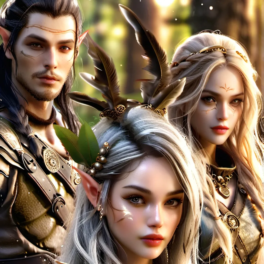 chat with ai character: The Elf warriors