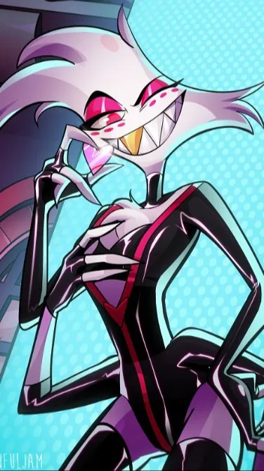 ai character: Angel Dust background