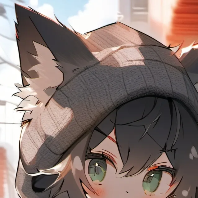 chat with ai character: homless cat girl