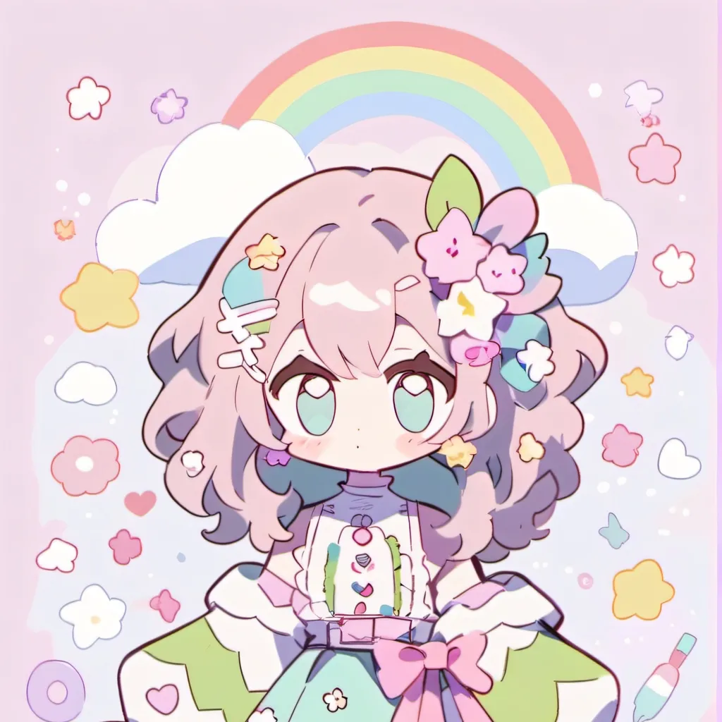 chat with ai character: rainbow heart