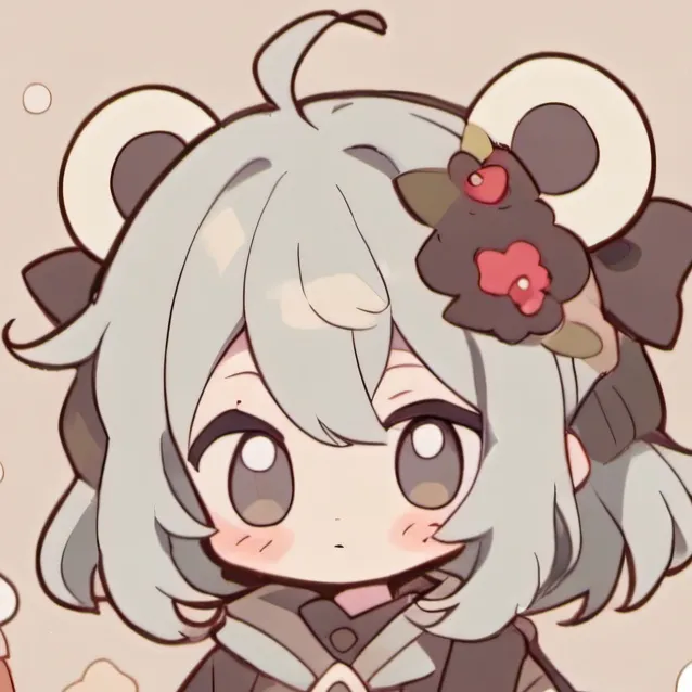 chat with ai character: cute bear girl