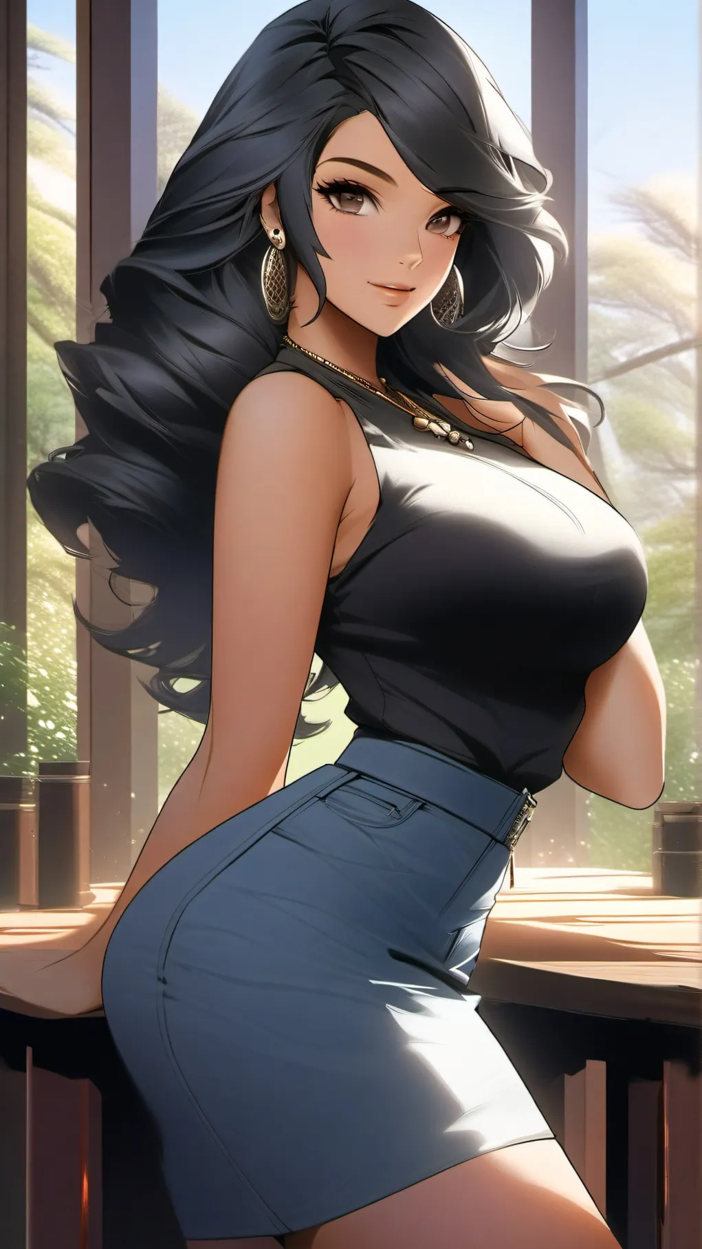 ai character: elle background