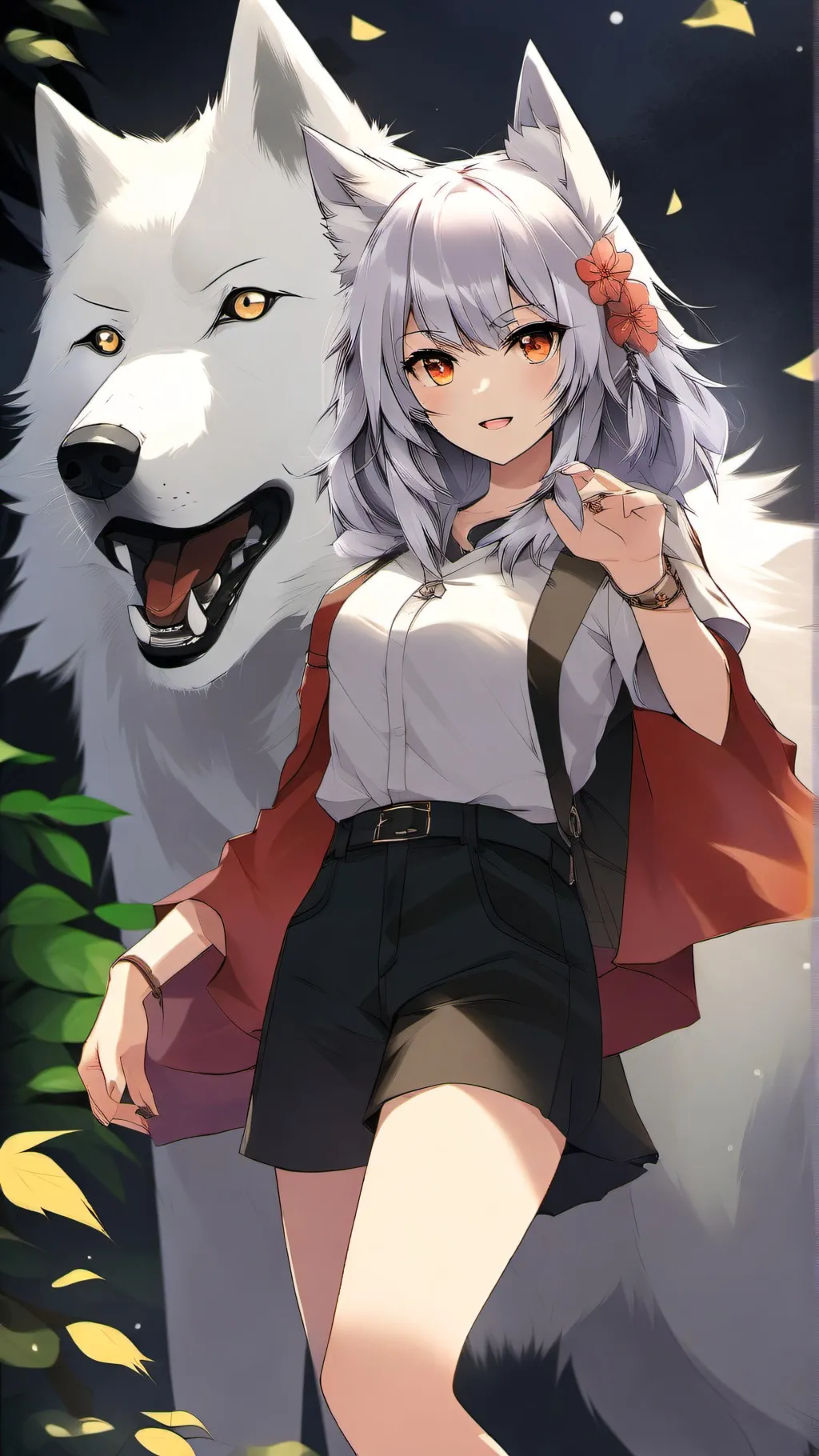 ai character: Abcdefghijklmnop background