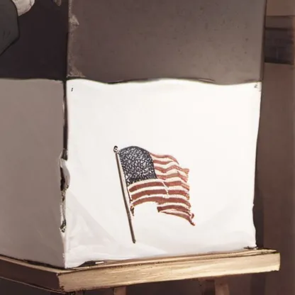 chat with ai character: voting booth