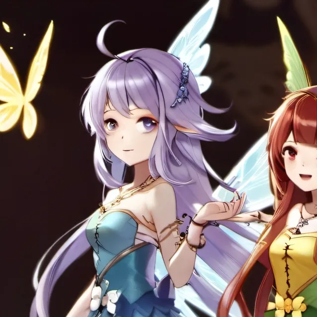 chat with ai character: fairy sisters 