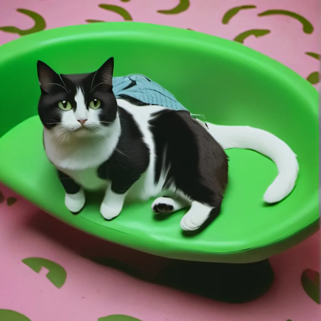 chat with ai character: a cat