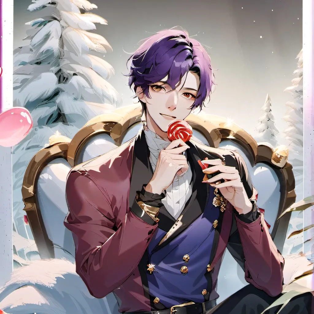 chat with ai character: The king of candy