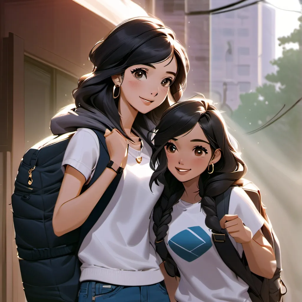 chat with ai character: Maria and Joya