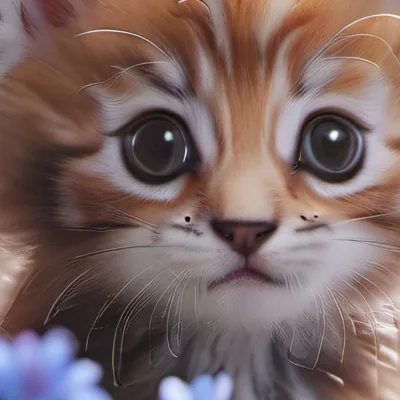 chat with ai character: Hungry,cute kitten