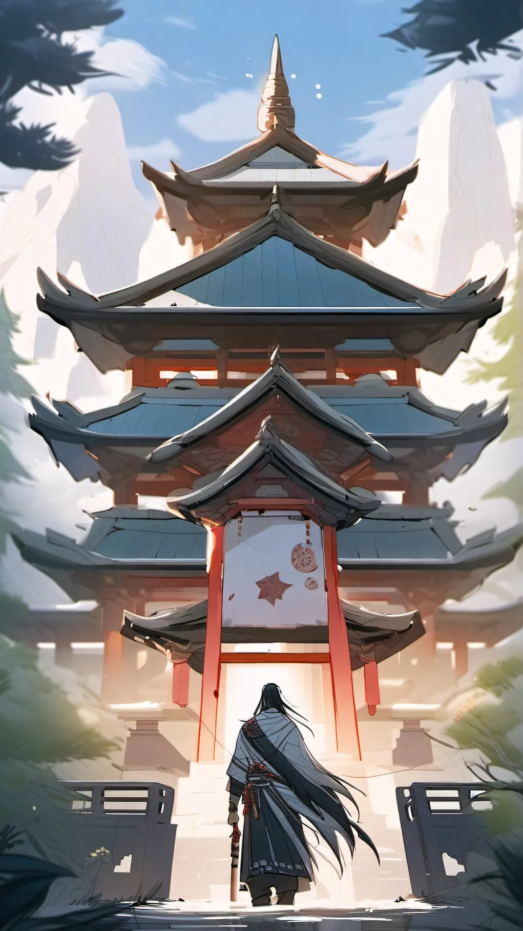 ai character: 申命記 background