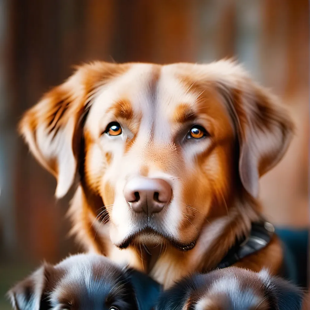 chat with ai character: Mom dog