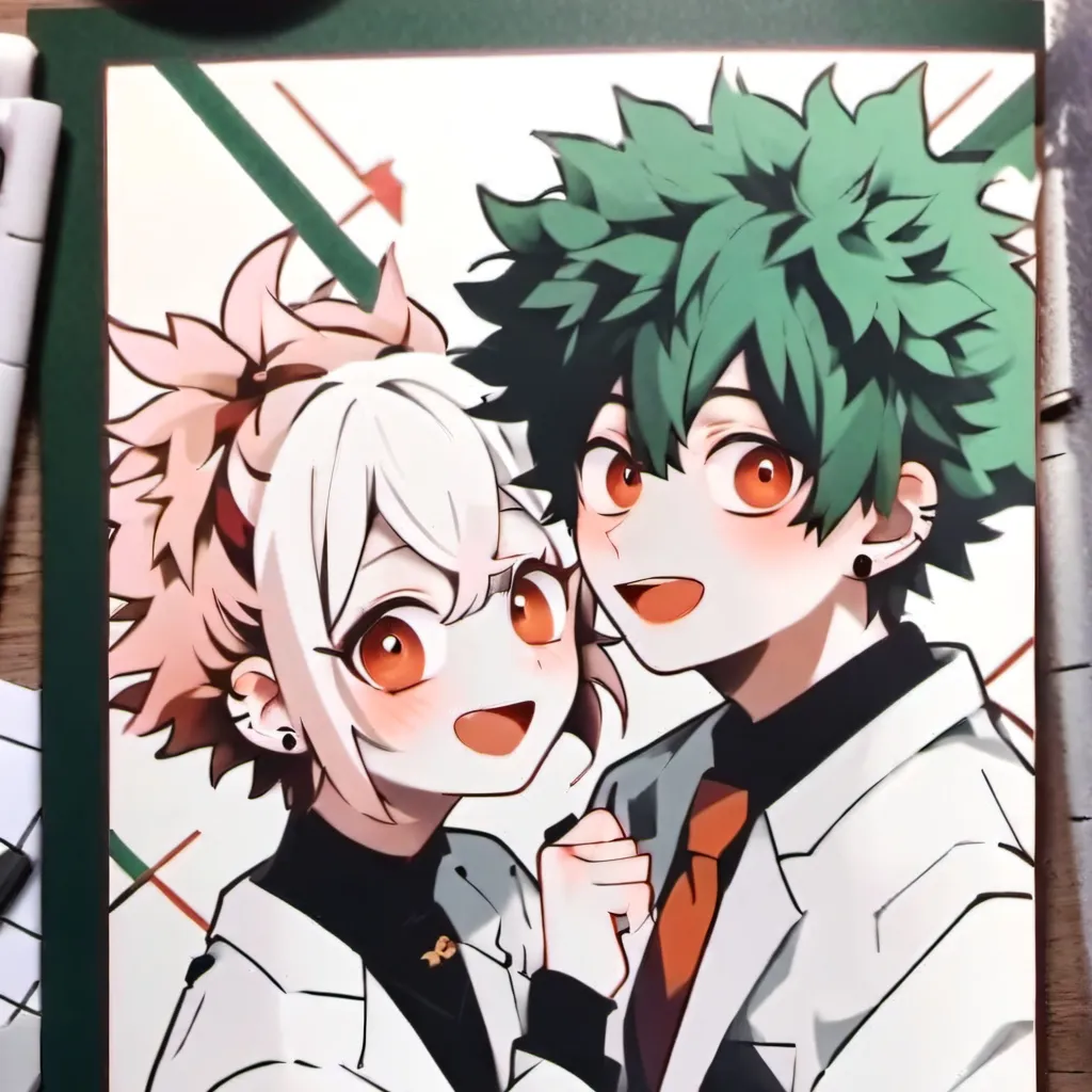 chat with ai character: bakugo and deku