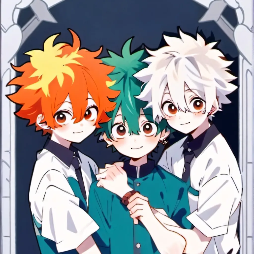 chat with ai character: deku and bakugo 