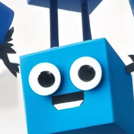 chat with ai character: Blue (Colourblocks