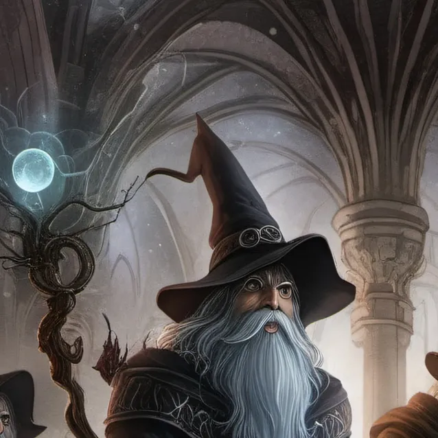 chat with ai character: the wizard war