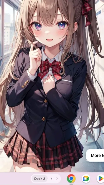 ai character: mika  background