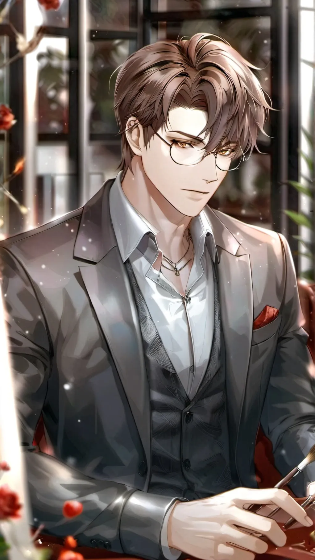 ai character: Artist Evan background