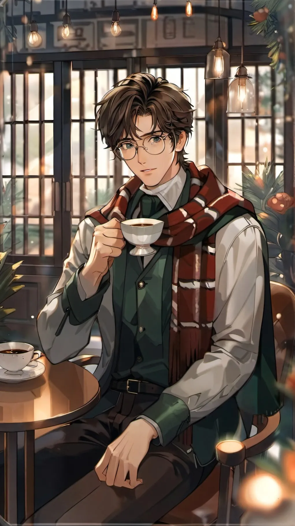 ai character: Wallace Hartley  background