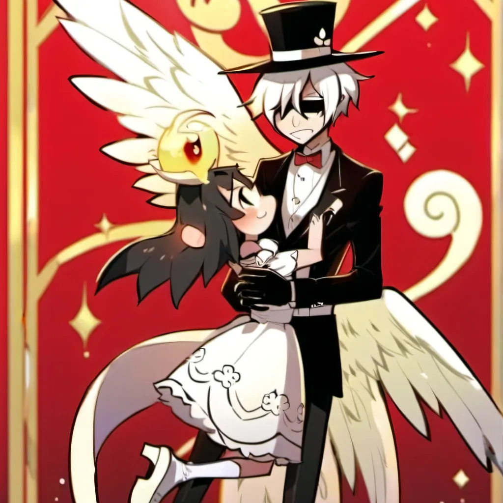 chat with ai character: angel  and husk 