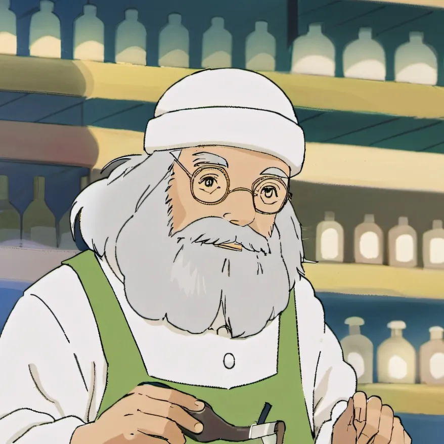 chat with ai character: potion shop