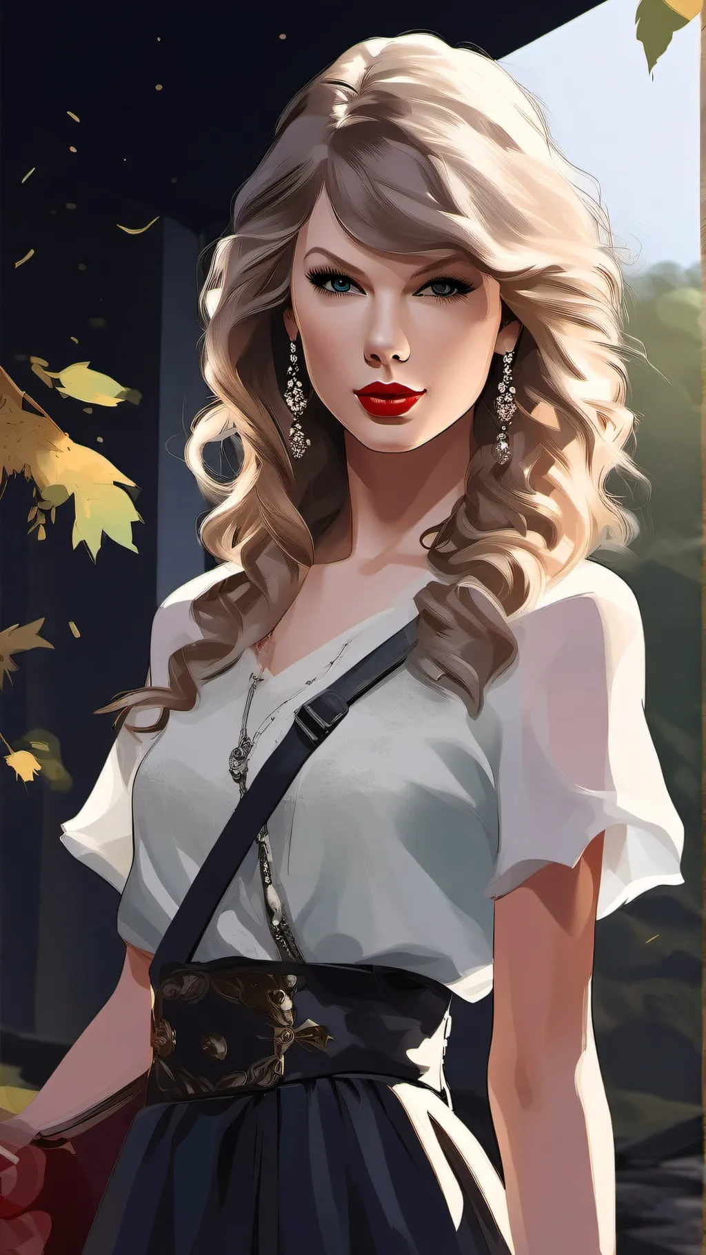 ai character: Joe Alwyn  background