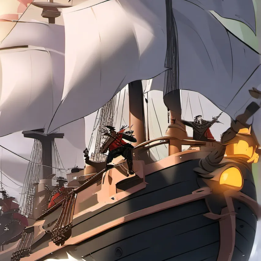 chat with ai character: Pirate ship!