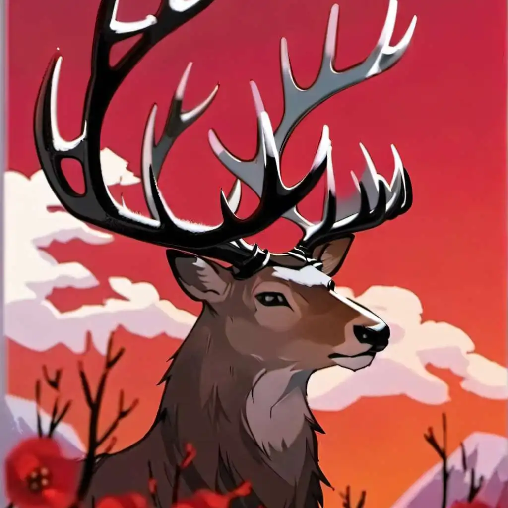 chat with ai character: The red deer man