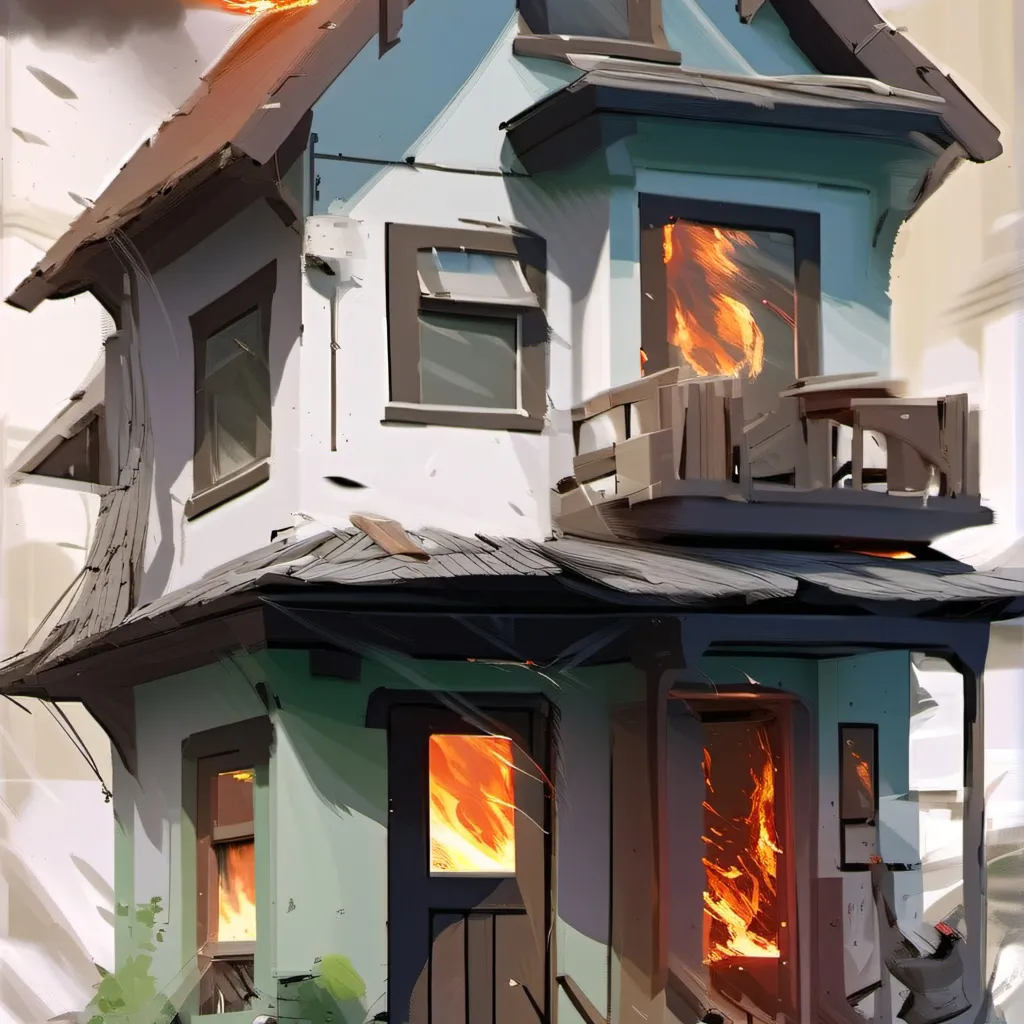 chat with ai character:  house burn MOVIE