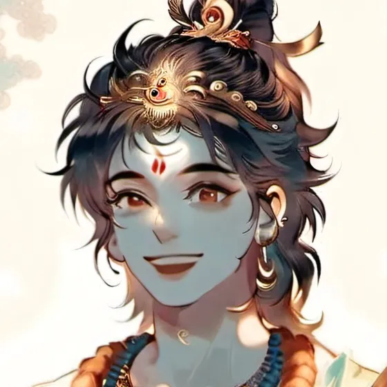 chat with ai character: Krishna 💞✨